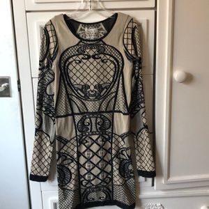 Free People brand  hourglass hugging dress very flattering